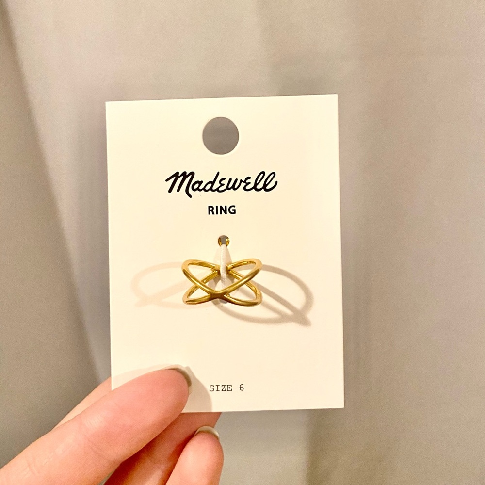 Madewell Gold Ring size 6